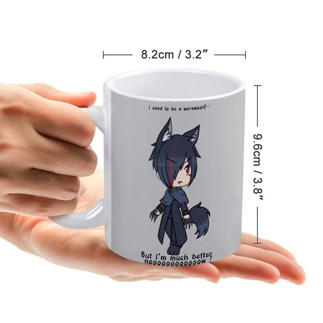 11 Oz Caneca De Café Caneca De Cerâmica Gacha Clube Gacha Vida Gacha Wol  Caneca Branca Engraçada Para Amigos E Família Presente Criativo - Canecas -  AliExpress